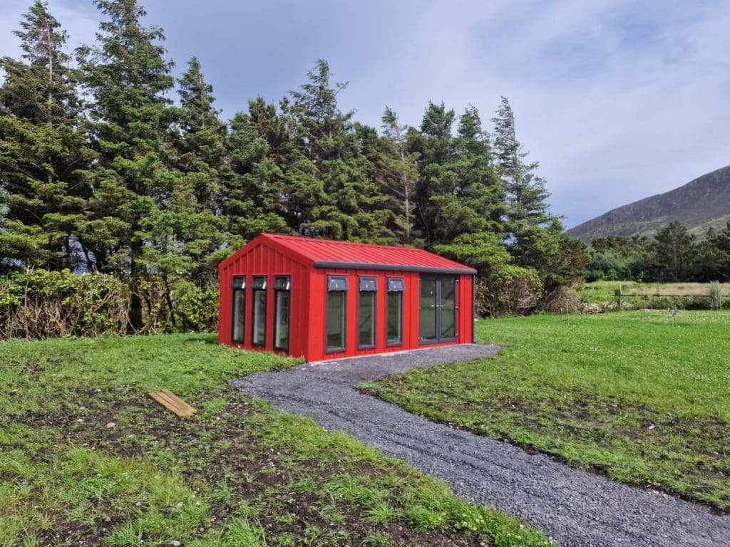 Insulated Steel Garden room